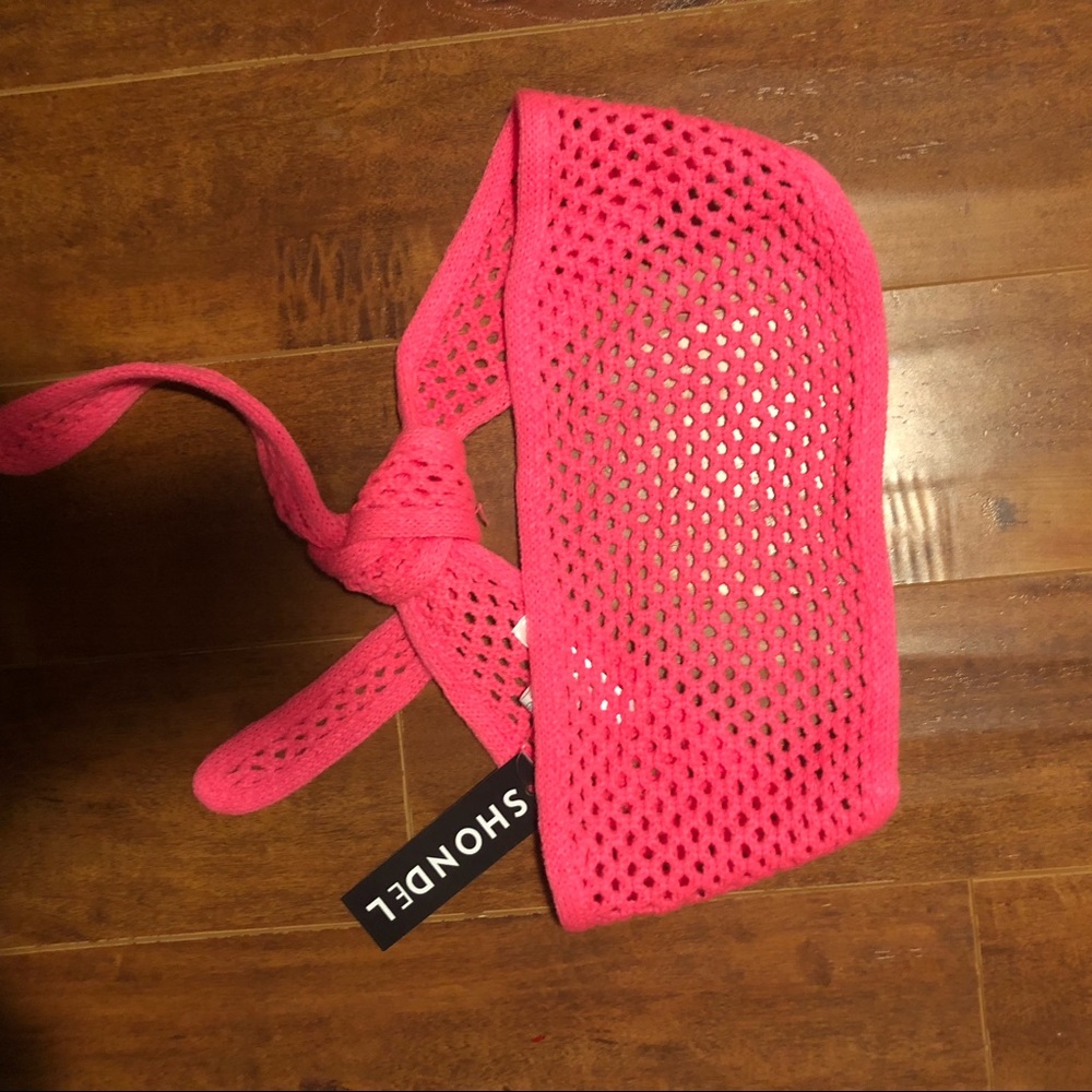 Shondel The Label Bandeau Festival Crochet Top NWT